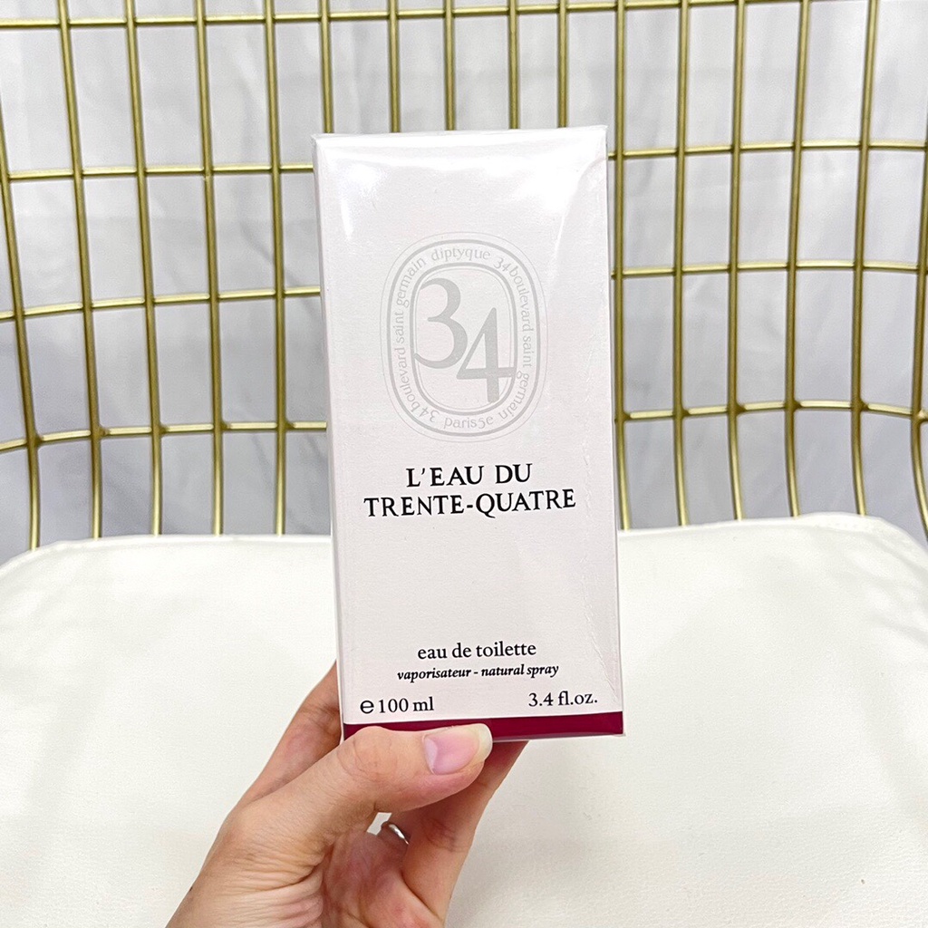 ⚜️ Nước Hoa Diptyque 34 Via Saint-Germain 100ml Perfume EDT Light Scented White Cover