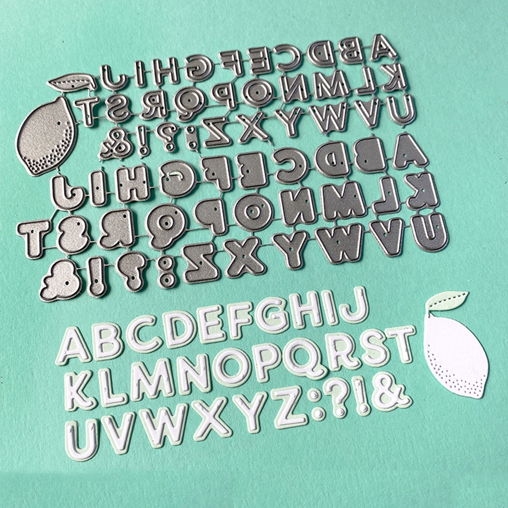 Khuôn Thép Cắt Hình 26 Chữ Cái Tiếng Anh 3931