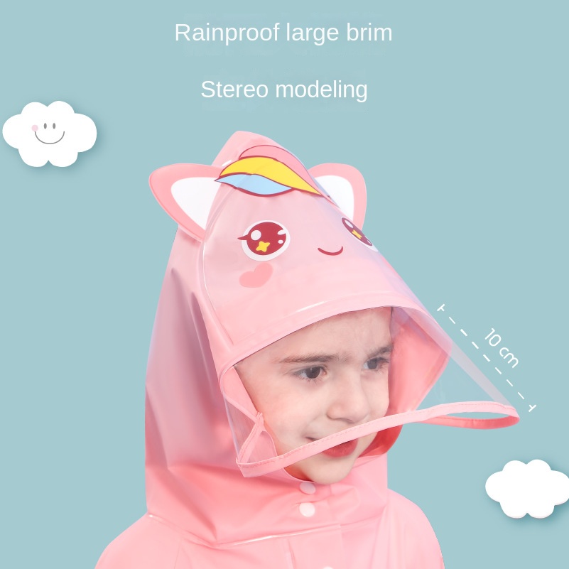 Áo Mưa Chống Mưa Dành Cho Trẻ Em Mẫu Giáo 5-4 Tuổi-0811