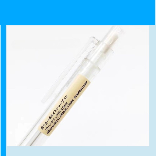 Muji Bút Chì Kim Trong Suốt Ngòi 0.5mm Thiết Kế Tối Giản