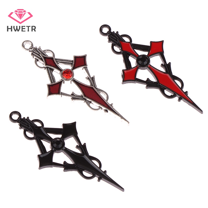 Set 4 Mặt Dây Chuyền Hợp Kim Hình Thánh Giá Phong Cách gothic Độc Đáo Mới