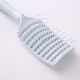 Lược chải tóc gỡ rối làm phồng tóc - lược bán nguyệt màu pastel siêu xinh 24x7cm - Aeshop_95 -141