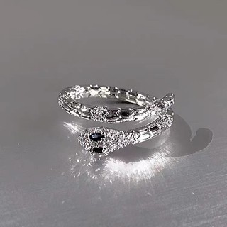 Nhẫn hình rắn đính đá thời trang cá tính cho nữ