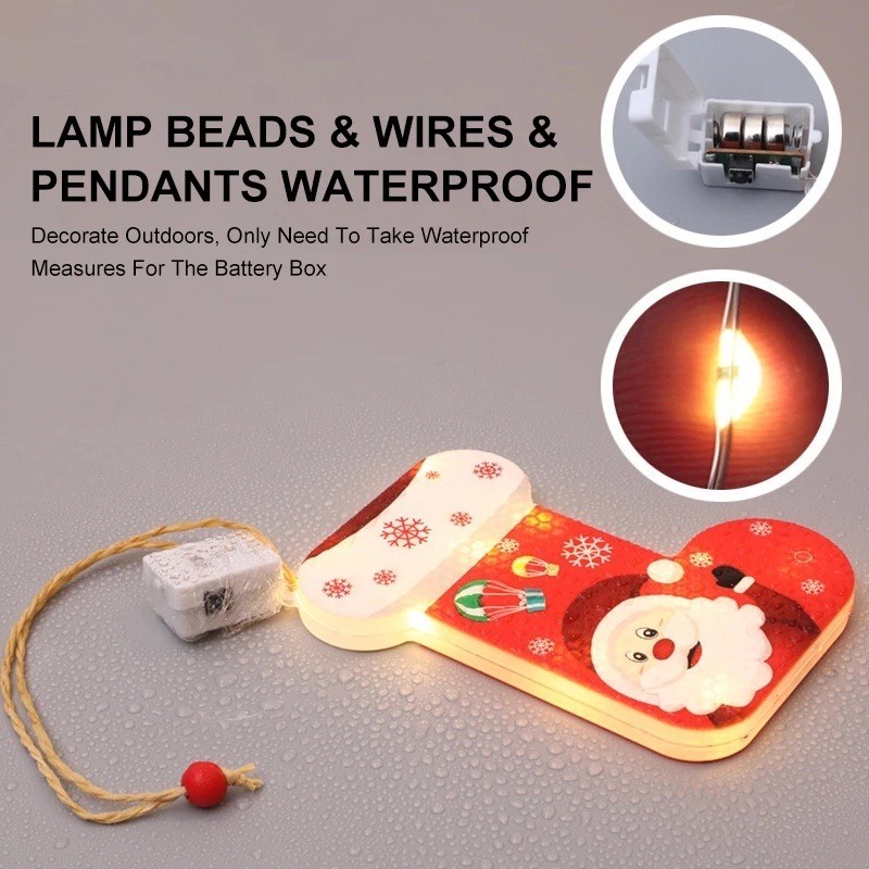 Đèn led Treo Trang Trí Giáng Sinh / Cửa Sổ Hình Bông Tuyết Hoạt Hình