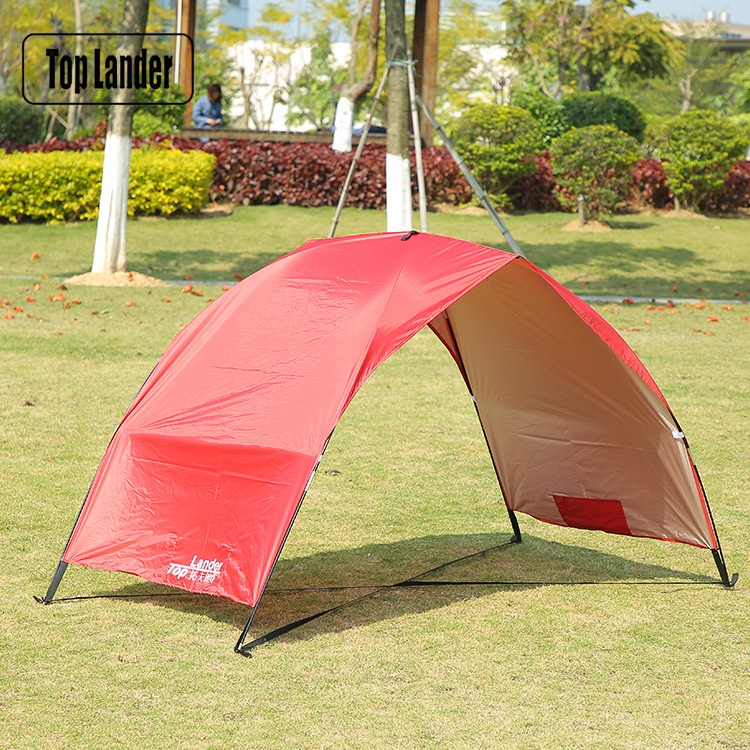 Lều Che Nắng Ngoài Trời / Bãi Biển Gấp Đôi Màu Bạc