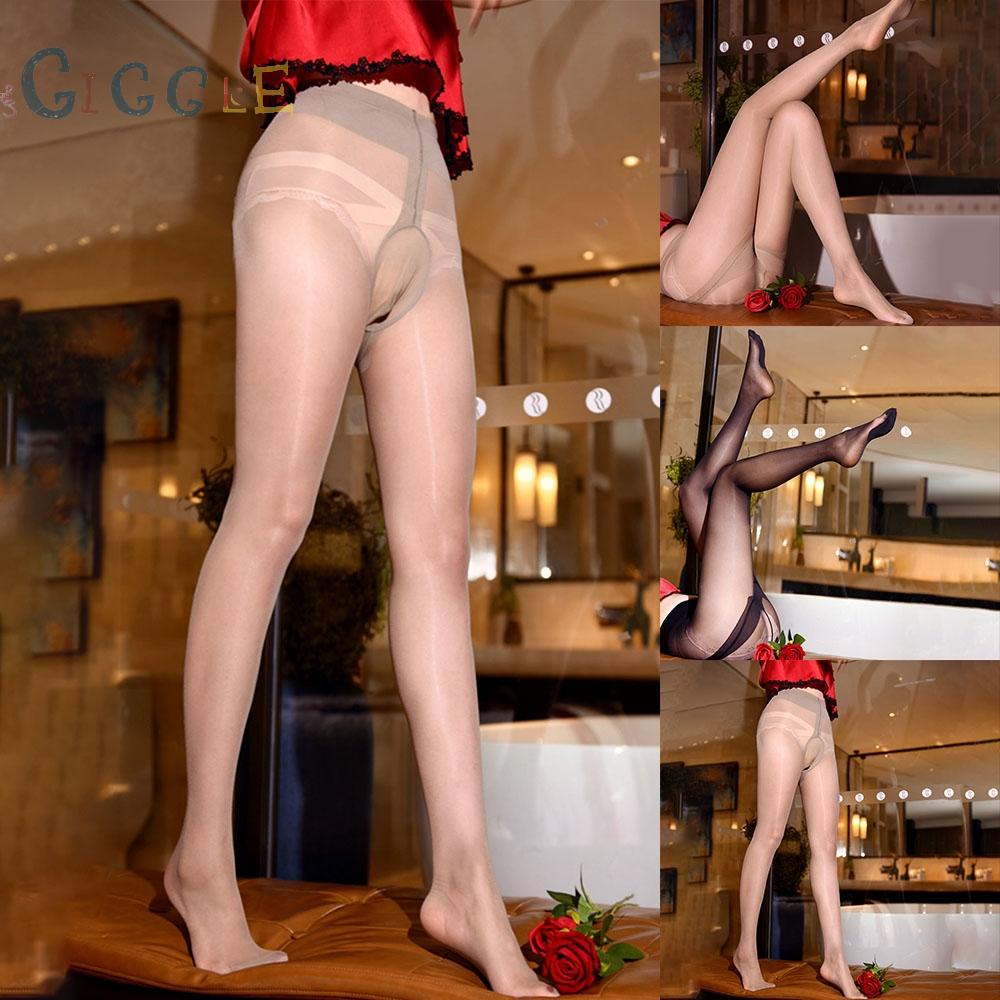 Elegant and Comfortable Men's Pantyhose Ultra thin Glossy Nylon Stocking Tight