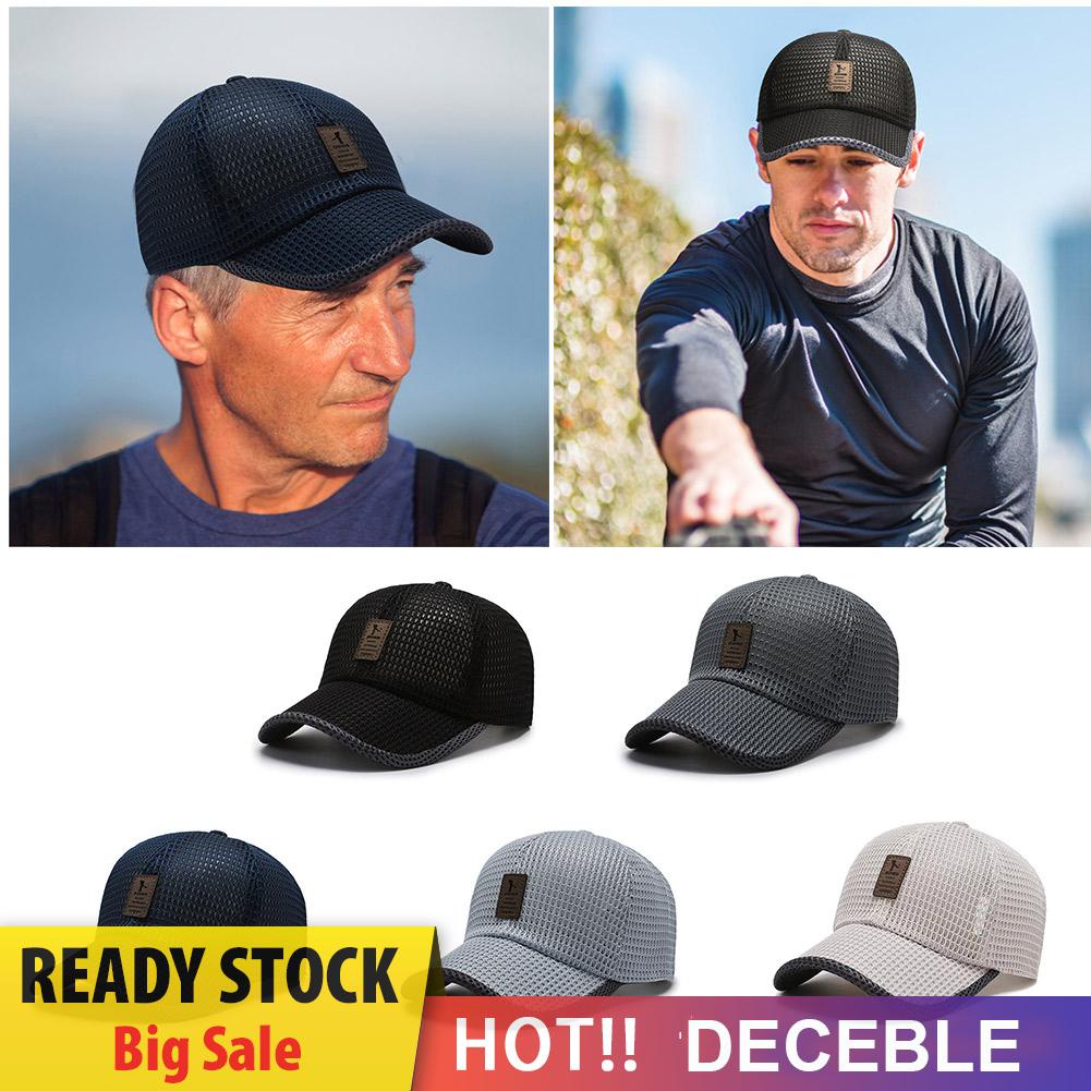 Mũ Lưỡi Trai Phối Lưới Thoáng Khí Thời Trang Mùa Hè Cho Nam Và Nữ