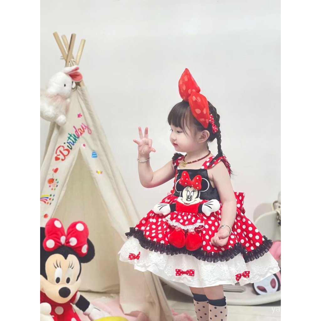 Hàng Mới Về Đầm Công Chúa lolita Hai Dây Phong Cách Cổ Điển Thời Trang Mùa Thu Cho Bé Gái