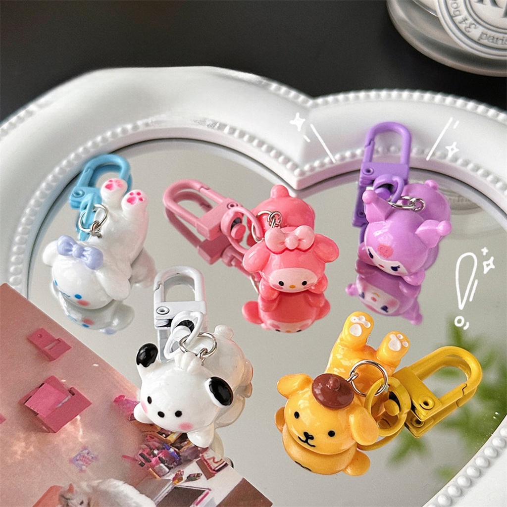 SANRIO Móc Khóa Hình Bánh macaron Dễ Thương
