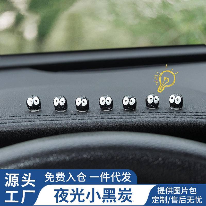 Bù Nhìn Nhỏ Màu Đen Trang Trí Kính Chiếu Hậu Xe Hơi