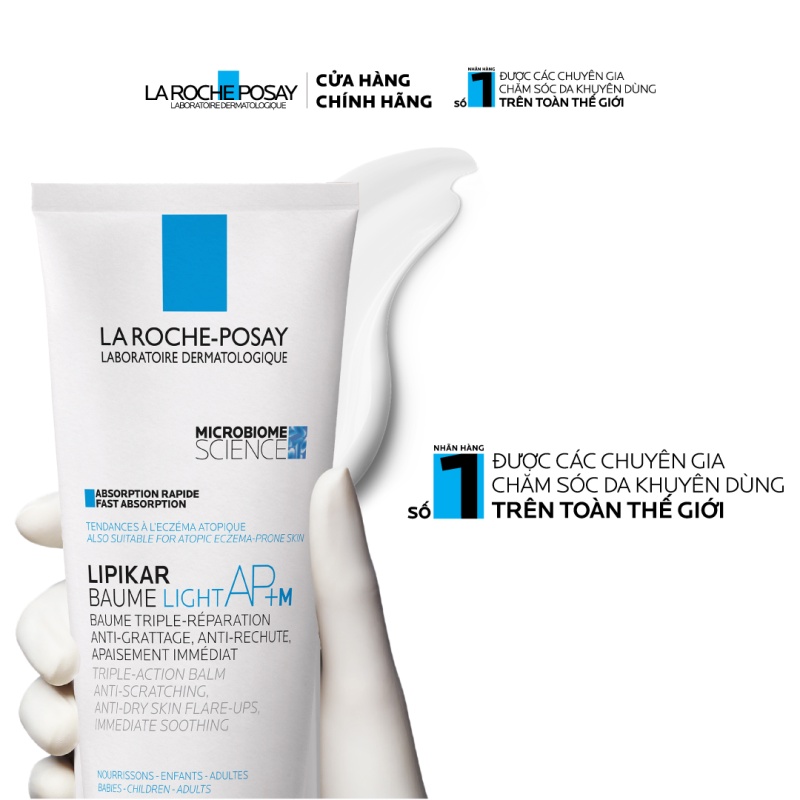 Kem dưỡng làm dịu da La Roche-Posay Lipikar Baume Light AP+M 200ml