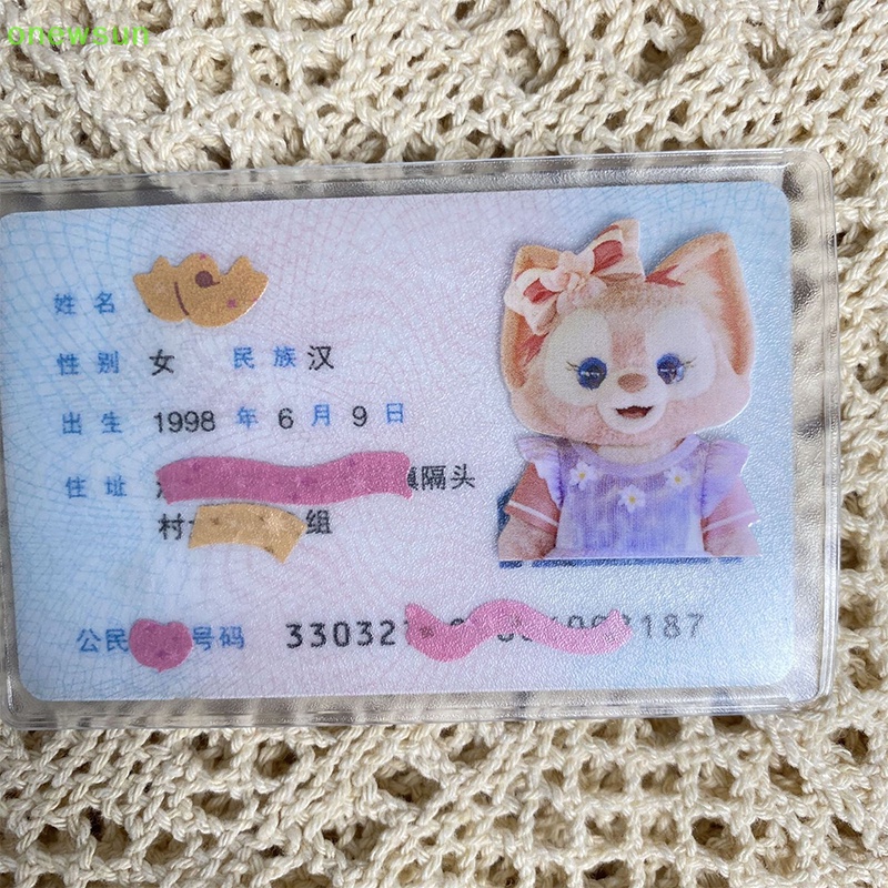 Ví Đựng Thẻ id Bằng pvc Trong Suốt Chống Nước In Hình Hoạt Hình Vui Nhộn Cho Nam Và Nữ Mới