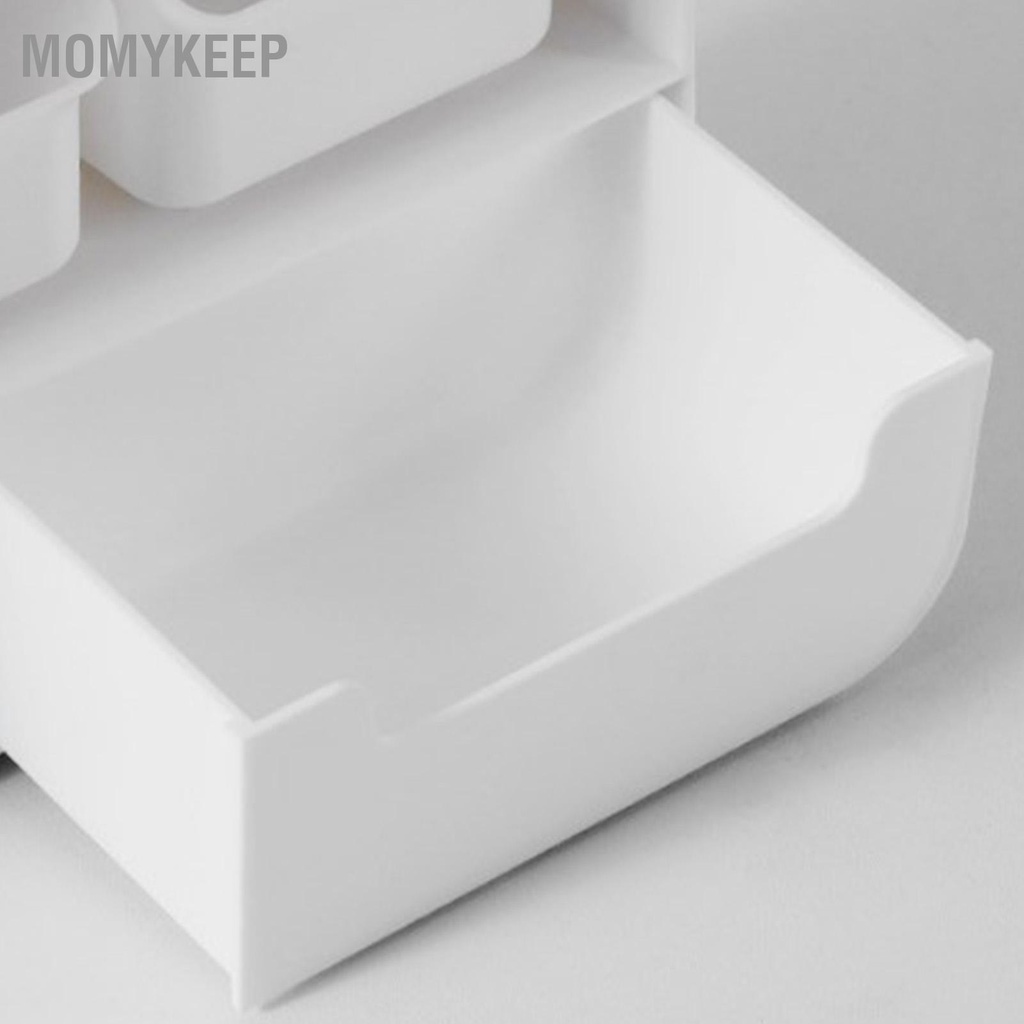 MOMYKEEP Ngăn kéo để bàn Sắp xếp nhiều ngăn Lưu trữ lớp Văn phòng phẩm Hộp lưu mỹ cho ký túc xá tại nhà