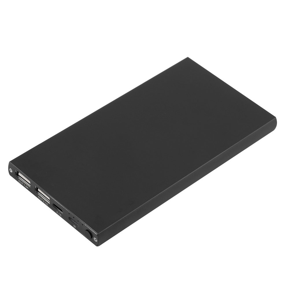 Portable 8000mAh External Battery Power Bank with USB Type C Quick Charge.