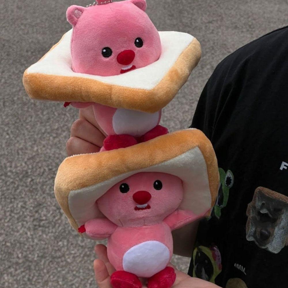 Móc Khóa Búp Bê Nhồi Bông shanhai loopy Phong Cách Hàn Quốc Cá Tính Làm Quà Tặng Sinh Nhật charms