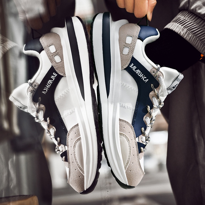 Giày thể thao nam giày chạy bộ nam giày nam thoáng khí giầy nam đế cao giày chunky nam giày nam