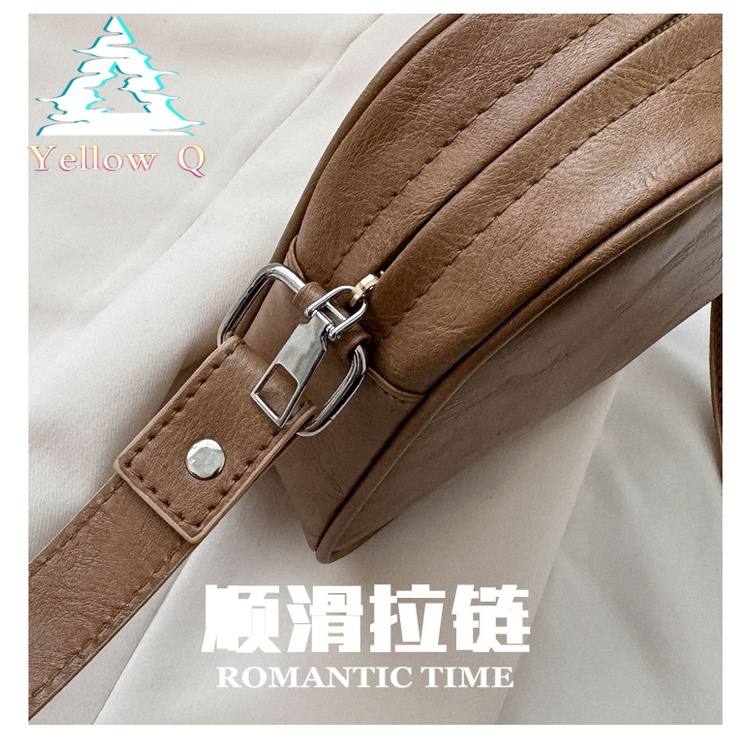 Yellow túi xách nữ túi đeo chéo  2023NEW Thời trang hàn quốc Korean INS GDJ23910WT