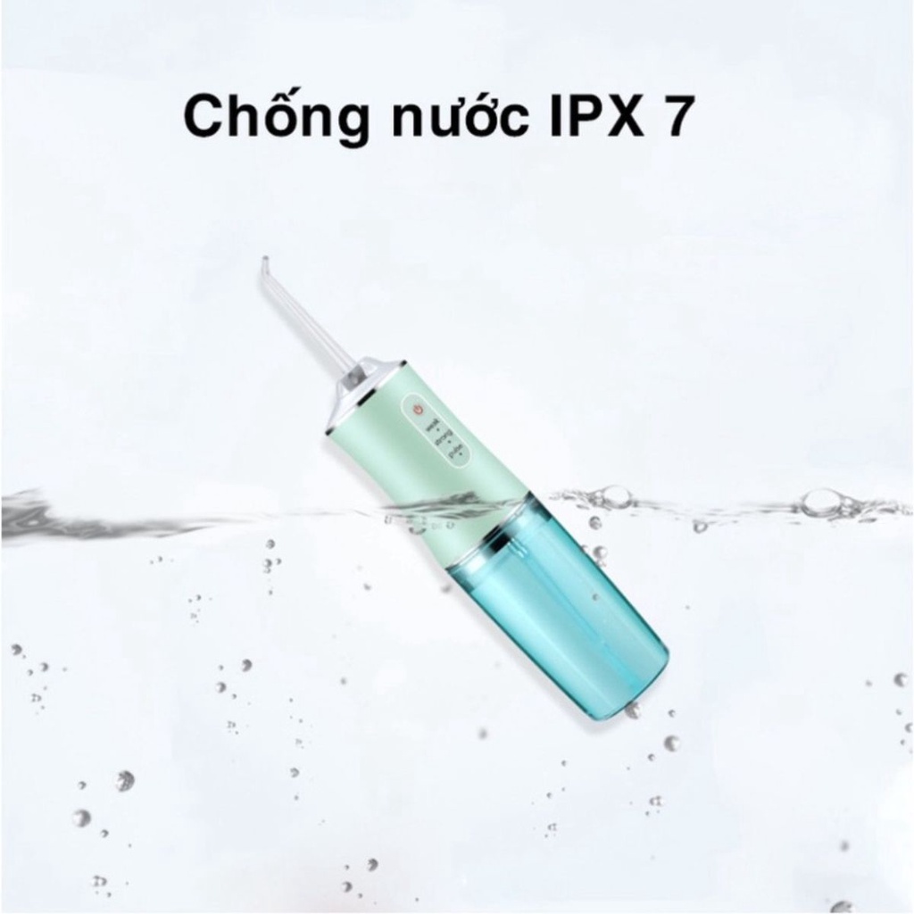 Máy tăm nước cầm tay Oral Irrigator / Tăm nước vệ sinh răng miệng 3 chế độ