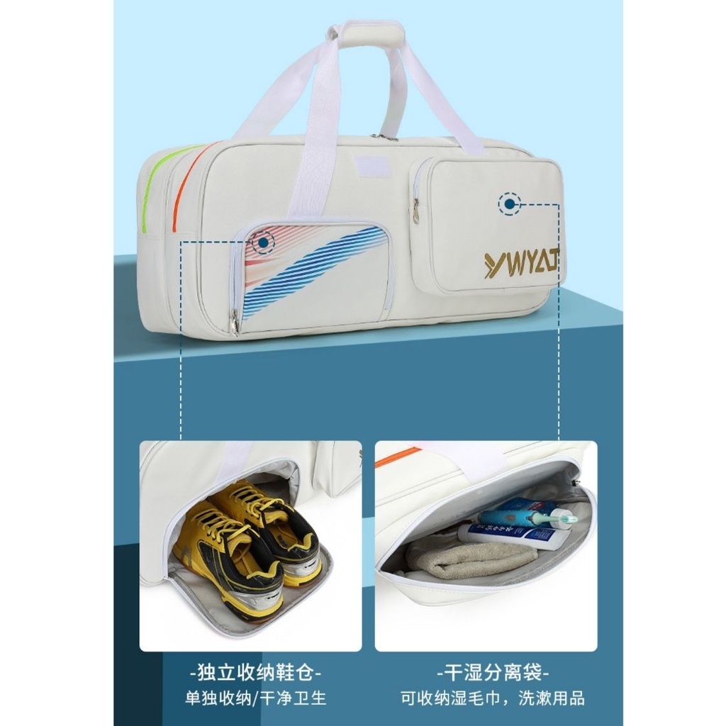 Mới Túi Đựng Vợt Cầu Lông / tennis Đeo Vai Sức Chứa Lớn Tiện Lợi
