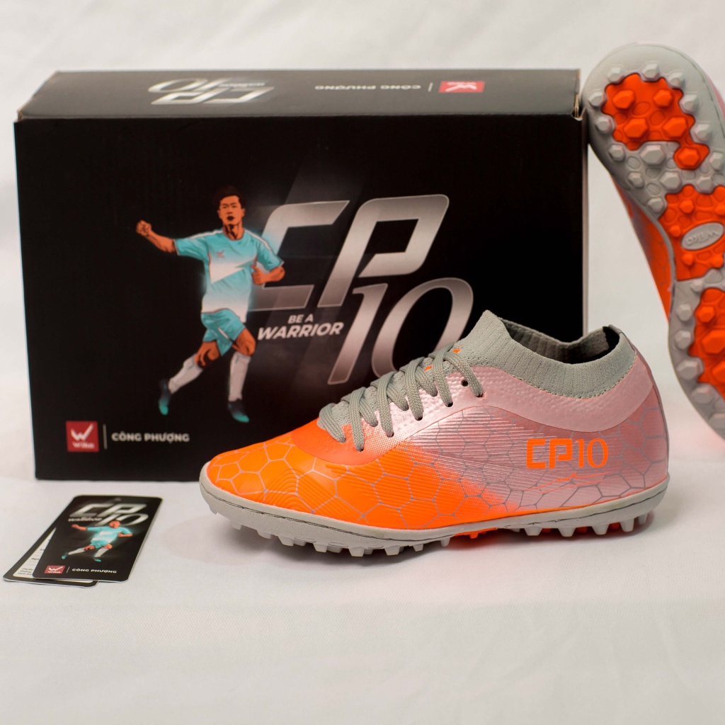 Giày Đá Bóng Trẻ Em Wika Cp10 Collection Kid, Chất Liệu Da Microfiber Mềm Nhẹ, Lót Giày Eva Êm Ái 2021-2 Kid -Huy Lê