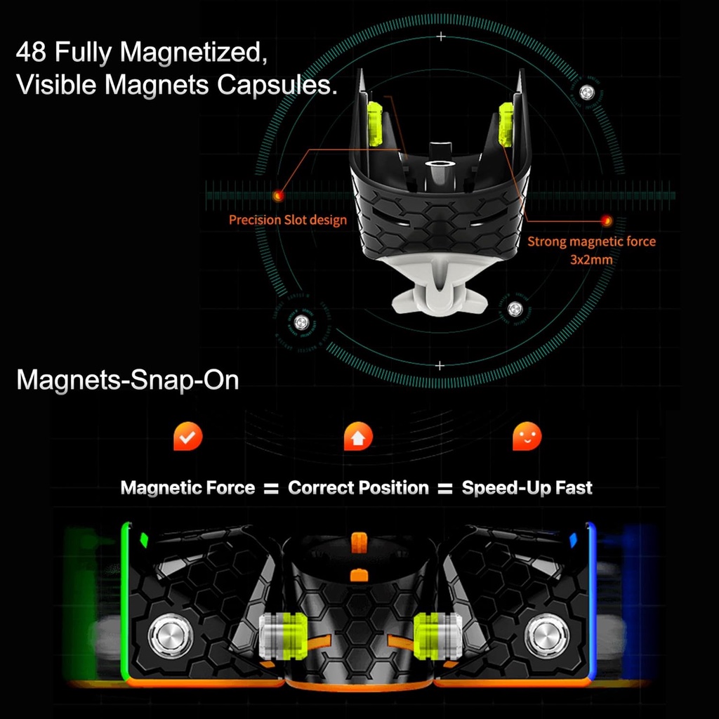Khối Rubik 3x3 356 m lite verion 3x3 Từ Tính Đồ Chơi Cho Bé