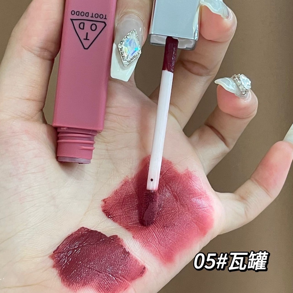 Toot dodo Son Kem Lì Chống Nước Lâu Phai Mượt Như Nhung Thiết Kế Ống Vuông Thời Trang