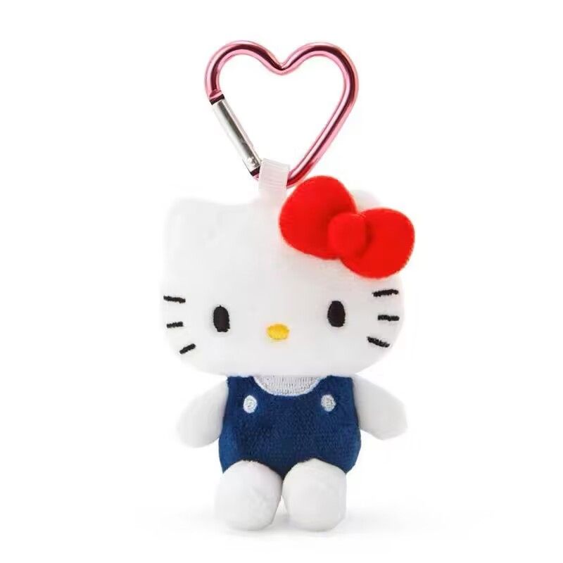 Móc Khóa Hình Mèo hello Kitty Nhồi Bông Đáng Yêu Dễ Thương