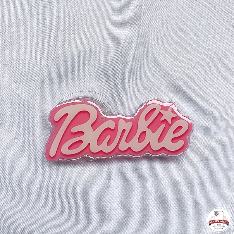 Giá Đỡ Điện Thoại Hình Công Chúa disney Nàng Tiên Cá alice Màu Hồng In Chữ barbie Trái Tim Đáng Yêu Thời Trang Có Thể Xếp Gọn Gàng Thích Hợp Để Nhảy Múa