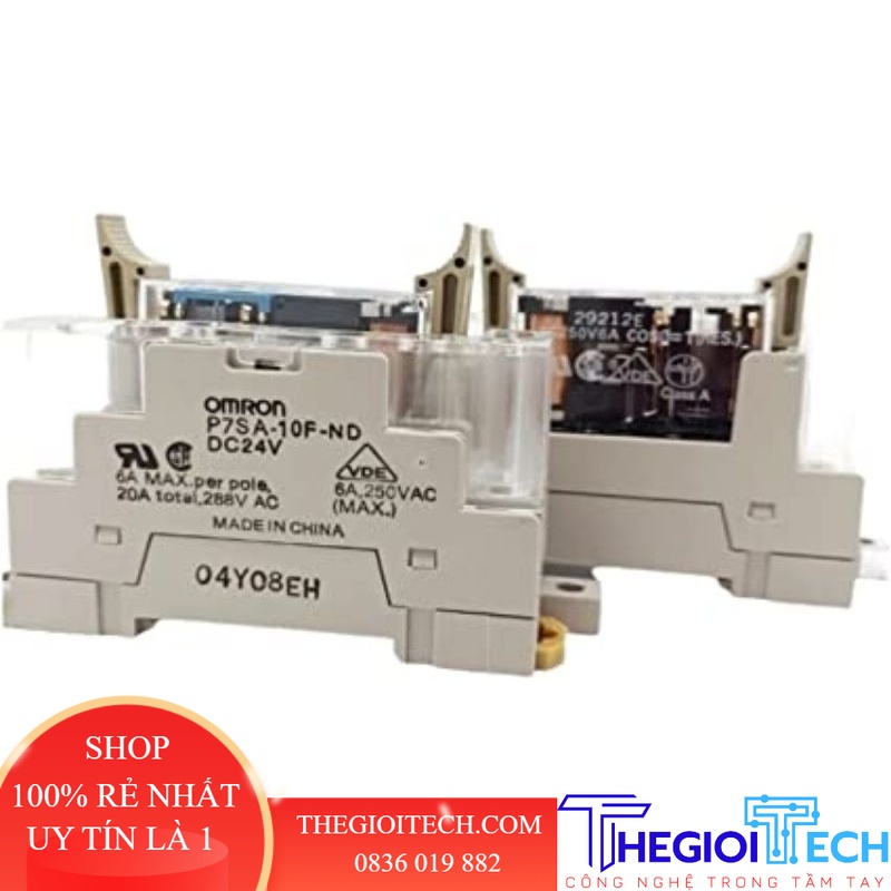 Rơ le an toàn OMRON G7SA-2A2B (Đế P7SA) - GS7SA-2A2B