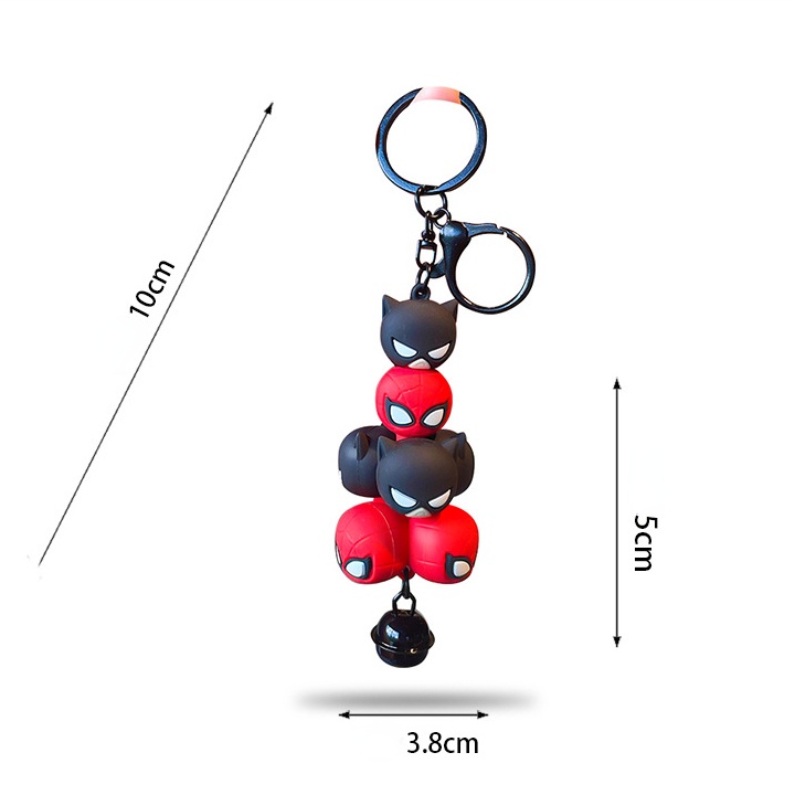 Móc Khóa Silicon Hình avengers Hoạt Hình Sáng Tạo
