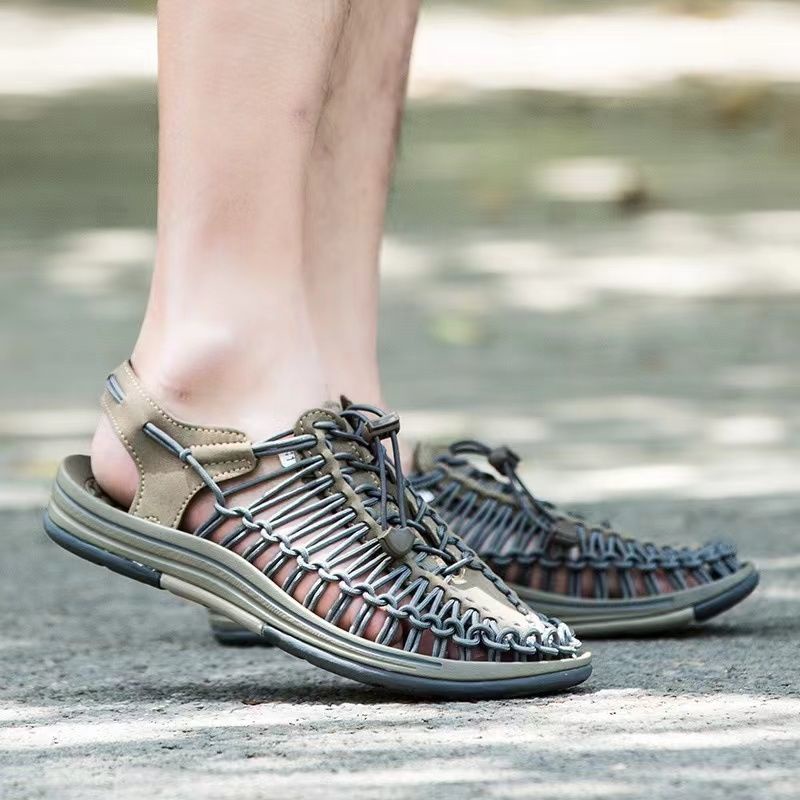 Giày Sandal Thể Thao Mùa Hè 2022 Đế Dày Dệt Tay Thoáng Khí Phong Cách Hàn Quốc Hợp Thời Trang