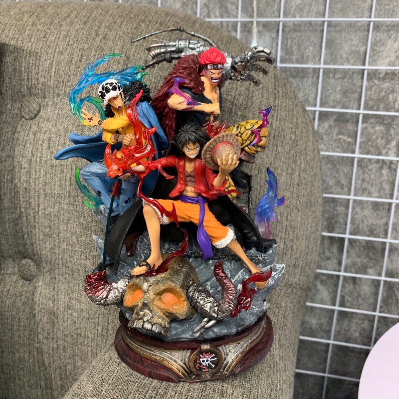 Mô hình - Bộ ba Siêu Tân Tinh Luffy - Kid - Law - One Piece