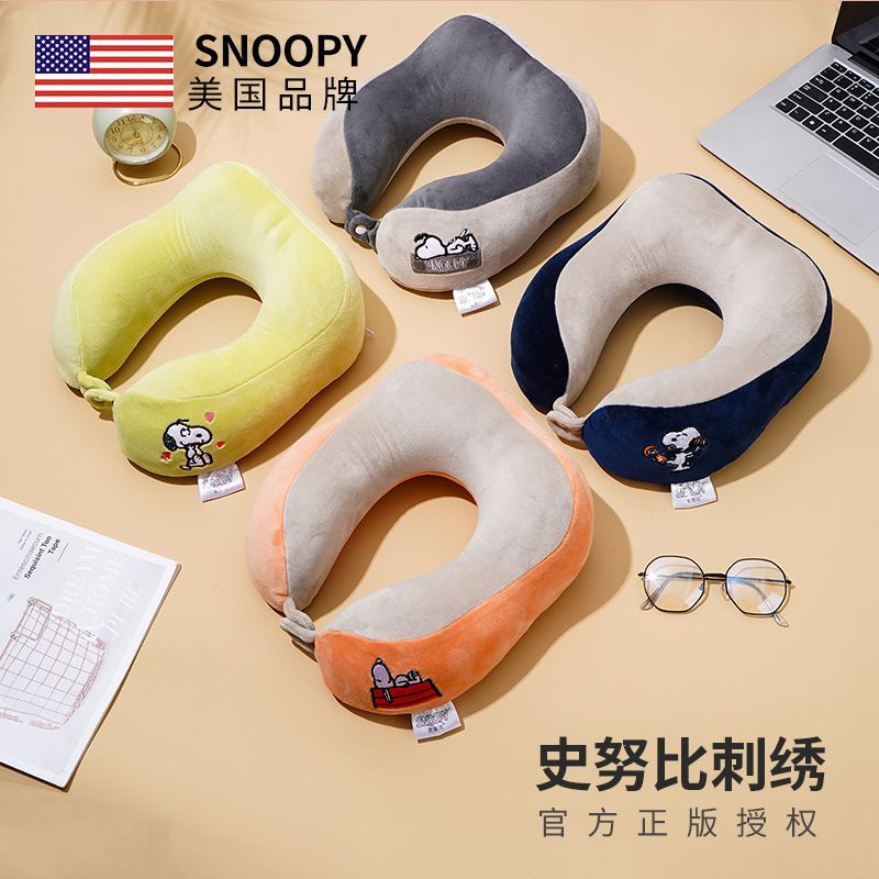 Gối Kê Cổ Hình Chữ u Họa Tiết Hoạt Hình