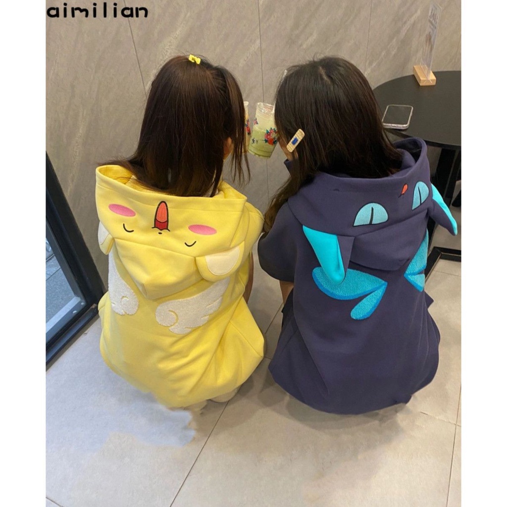 Áo Khoác Có Mũ Trùm Đầu Phong Cách Học Viện Siêu hot Dễ Thương Mùa Thu Đông