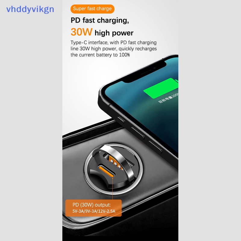 Tẩu Sạc Nhanh vhdd 200w mini Hai Cổng usb Cho iphone 13 12 xiaomi huawei samsung vn