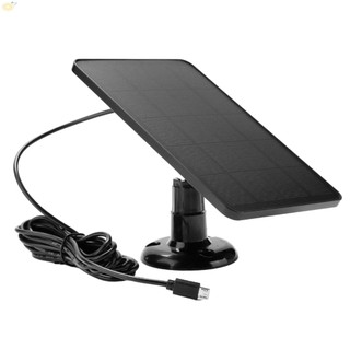 【VARSTR】Solar Panel Black Monocrystalline Silicon USB-C Connector Weatherproof White