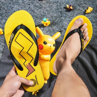 Dép Pikachu Dép xỏ ngón ngoài trời Dép đi biển cá tính nam