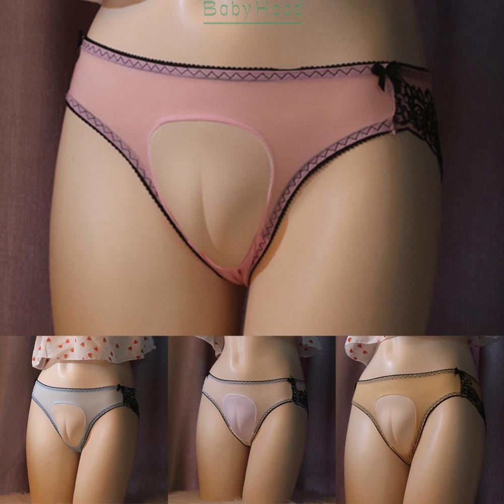 Quần Lót Nam  Quần Lót Nhìn Xuyên Qua Đường Chéo sissy stage Thoáng Khí#BBHOOD