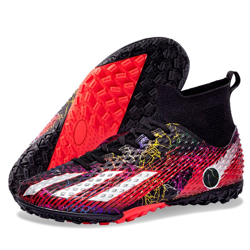 Messi fg/tf high quality youth outdoor sports football shoes shock resistant size: 35-45 IJYE