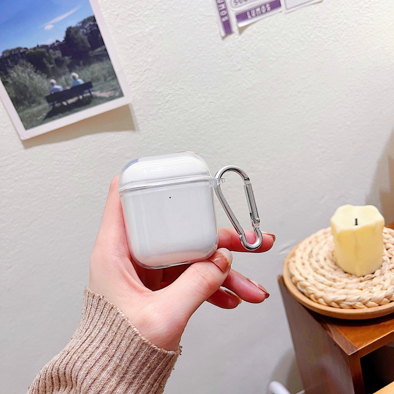 Vỏ Bảo Vệ Hộp Sạc Tai Nghe airpods 1 / 2 / 3 / pro pro2 airpods 2 gen airpods pro2 Bằng Silicon Trong Suốt Họa Tiết Hoạt Hình anime Đơn Giản