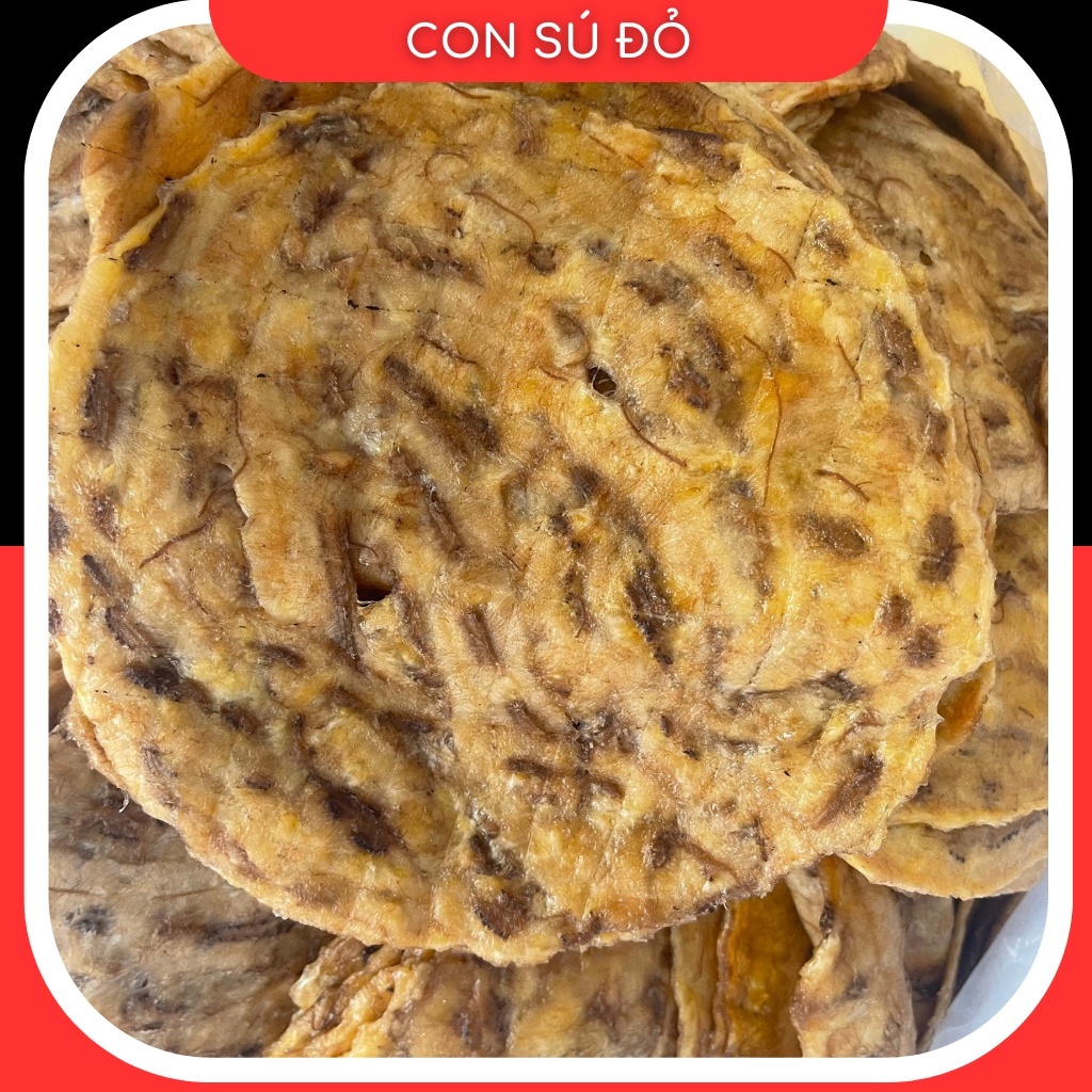 500g Chuối khô ép dẻo bánh tròn mật thơm vàng óng - Sudoshop