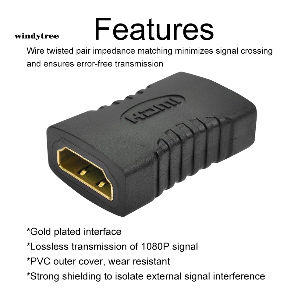 Set 5 Đầu Nối Chuyển Đổi 19 pin hdmi female Sang 19 pin female