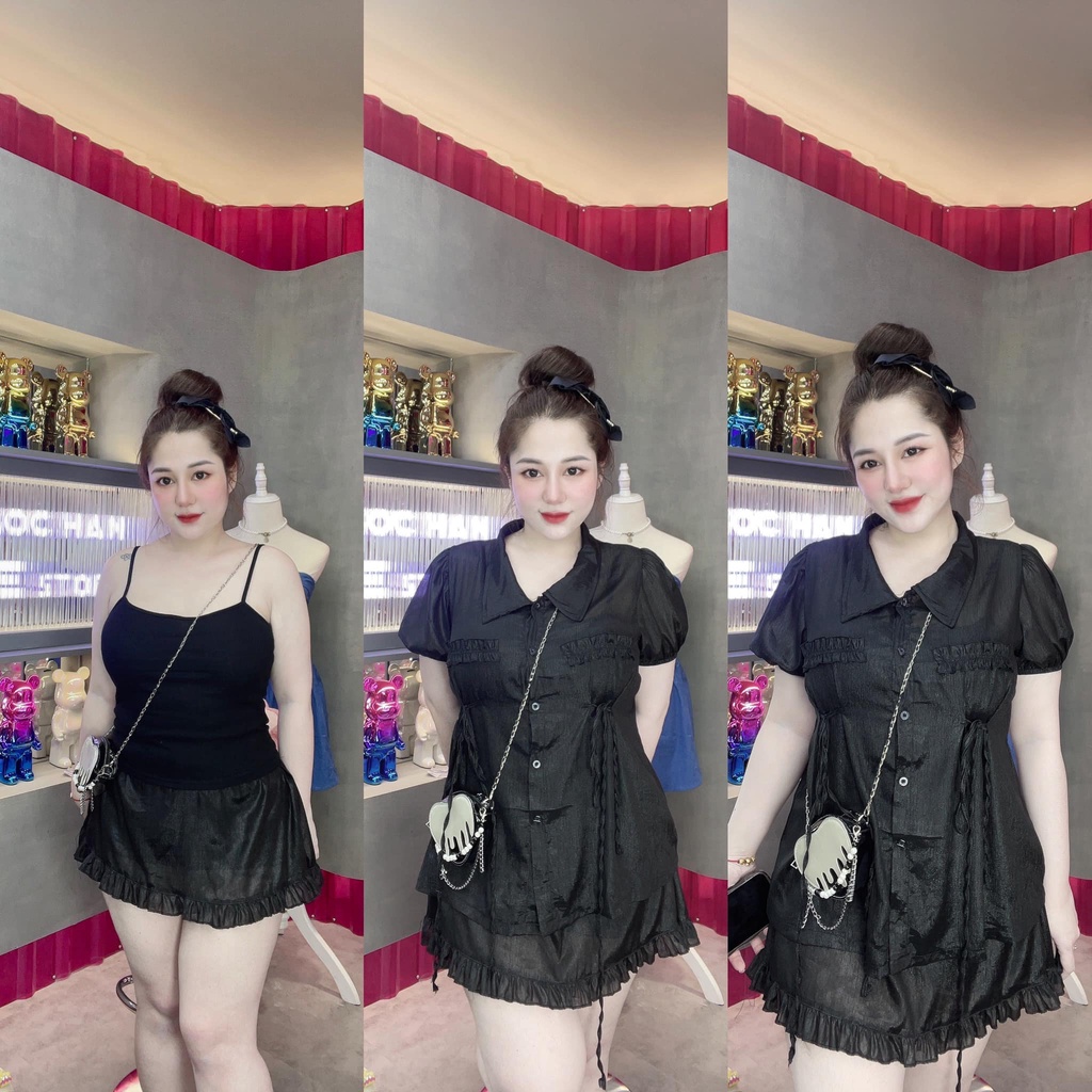 50-90KG SET TIỂU THƯ 3 MÓN SANG TRỌNG TƠ NHỦ BIGSIZE VƯƠNG NGỌC HÂN