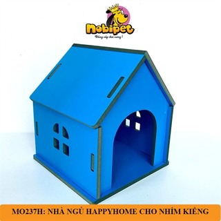 Nhà ngủ gỗ happy home lắp ráp dành cho nhím kiểng