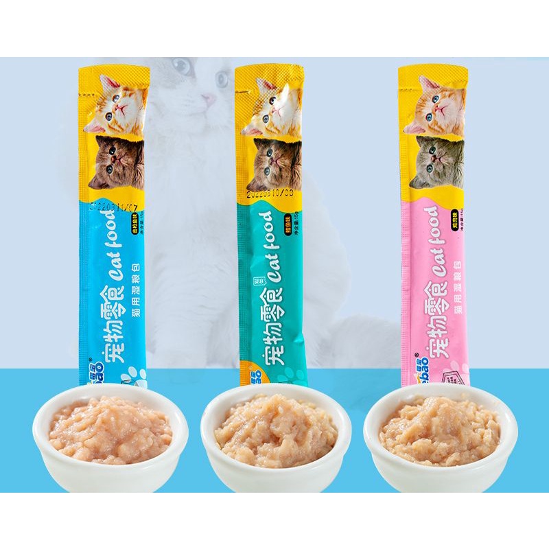 Combo 100 Thanh súp thưởng cho mèo Shizuka | Cat Food | Pet Snacks