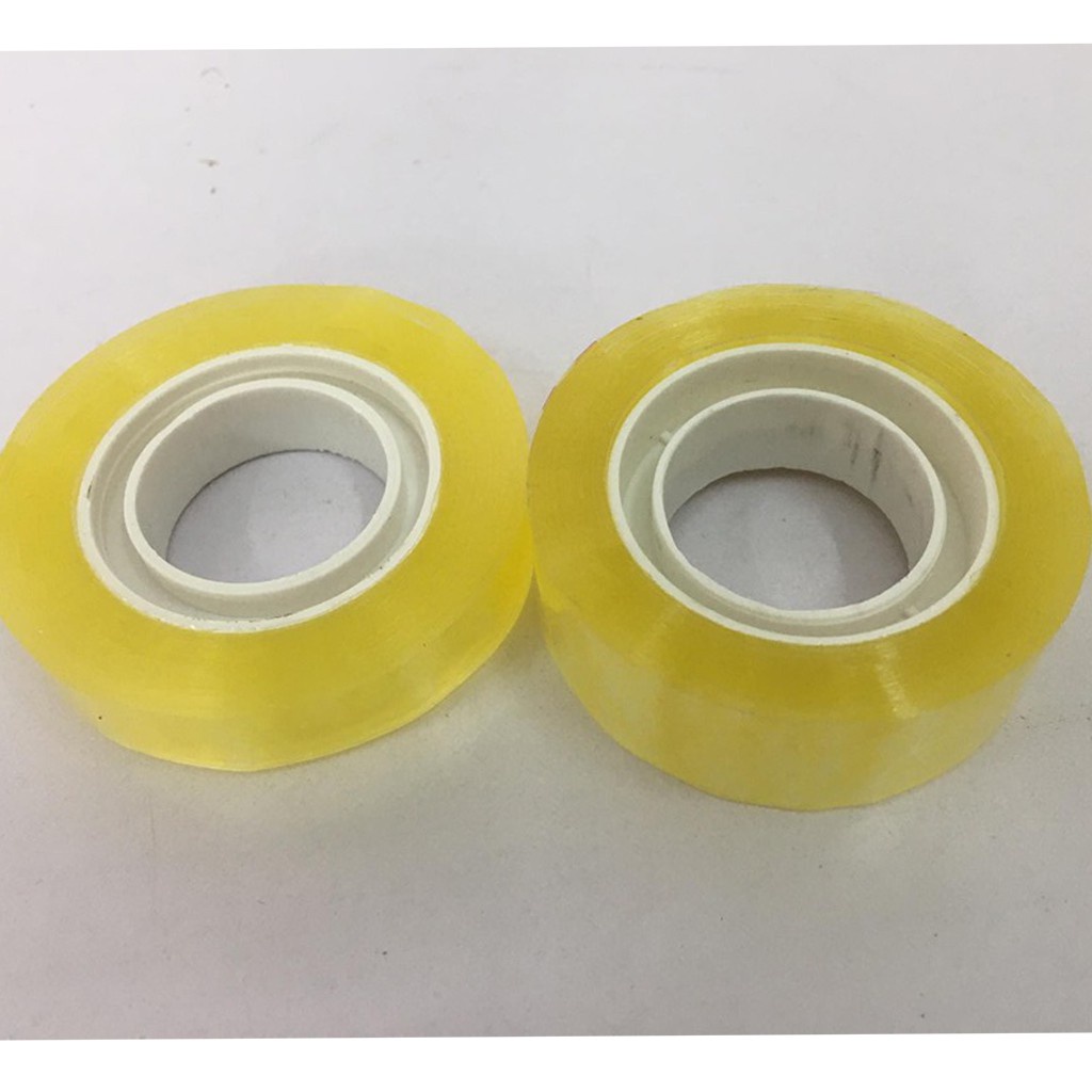 Băng Dính Văn Phòng 1 Cây/ 12 Cuộn Bản 1cm Trọng Lượng 200g