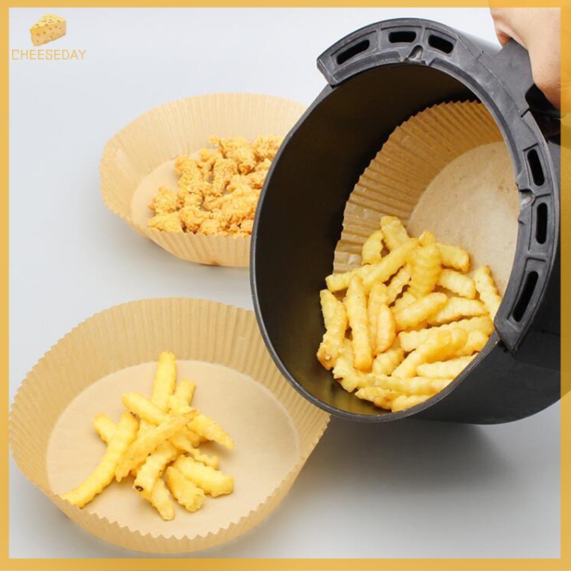 Kem cheeseday cheeseday| Bộ 50 Giấy Lót Chống Dính Hình Tròn 16cm Dùng Một Lần Tiện Dụng Mới