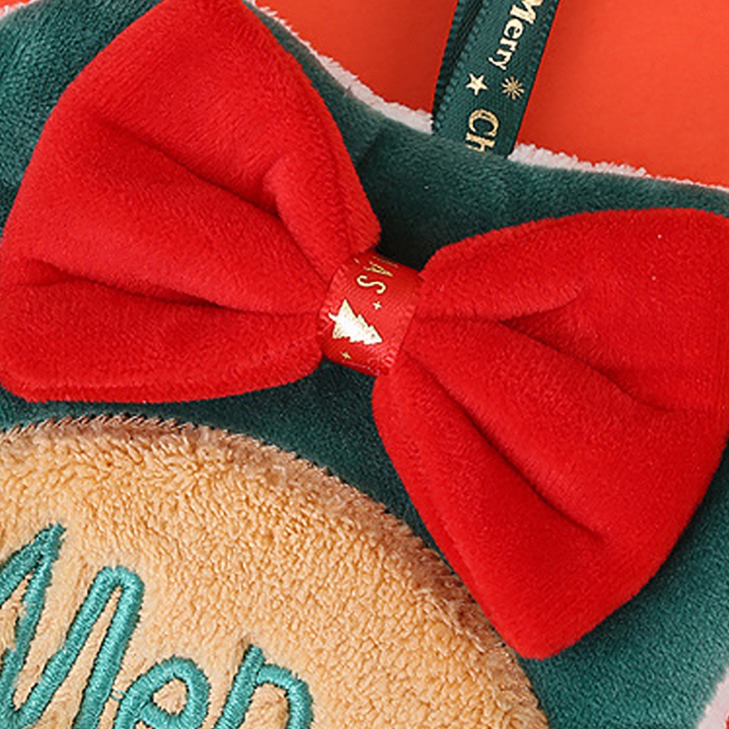 Đồ Chơi Bất Ngờ Độc Đáo Cho Bé| Khăn Lau Tay Nhà Bếp Vải Lông Cừu San Hô Mềm Mại Thấm Hút Nước Nhanh Khô Thiết Kế Hình Ông Già Noel / Người Tuyết / Tuần Lộc