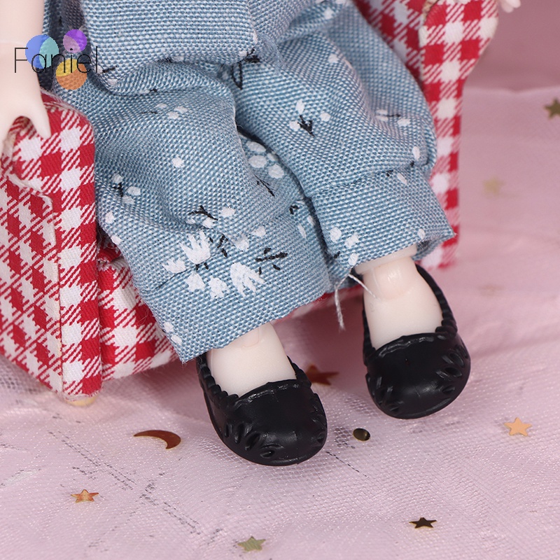 Búp Bê Bé Gái Mắt To 3d Có Khớp Cử Động 17Cm diy