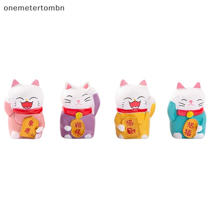 Đồ trang trí Chú Mèo May Mắn mini Trang Trí